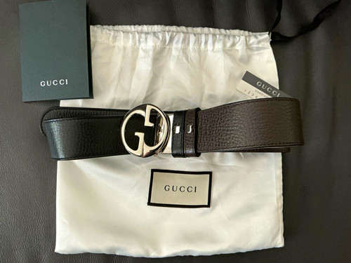 Gucci ledergürtel schwarz mit - schwarz,