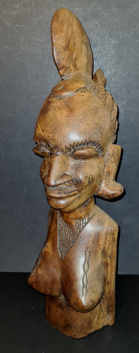 Afrika figur büste frau holz - afrika,