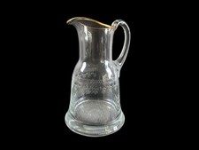 Antik Glas Krug / Karaffe /