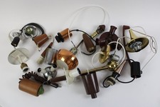 Konvolut Vintage-Lampenteile