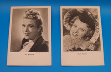 2x Postkarte Autogrammkarte