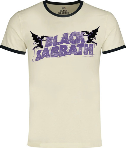 Black sabbath ringershirt - black,