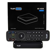 TVIP S-Box v.706 UHD 4K HDR Dual-WiFi Android 11.0 IPTV Box Receiver Streaming +