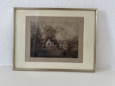 Original Zeichnung Kirche –