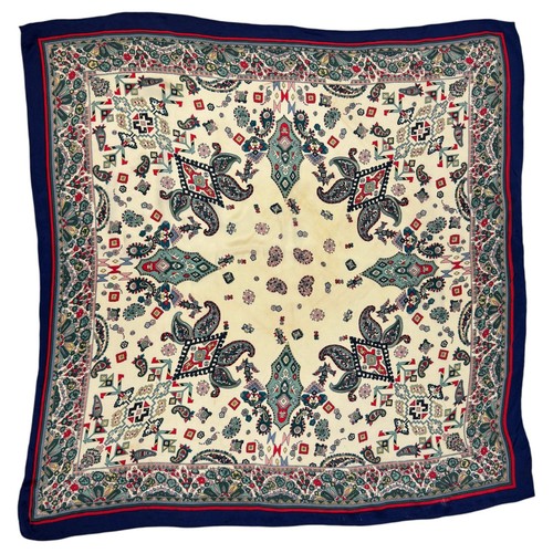 Seidenschal paisley multicolor - paisley,