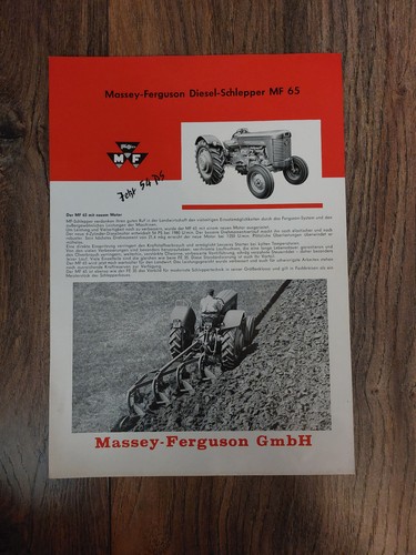 Original prospekt massey - original,