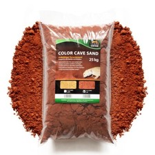 Color Cave Sand rot 25 kg Terrariensand grabfähig Lehmsand Bodengrund Terrarium