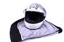 OMP Racing Helm Rennfahrer XL Feuerfestes Futter Weiß Motorsport Rennsport Kart