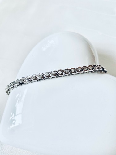 Diamant tennisarmband 14kt - diamant,