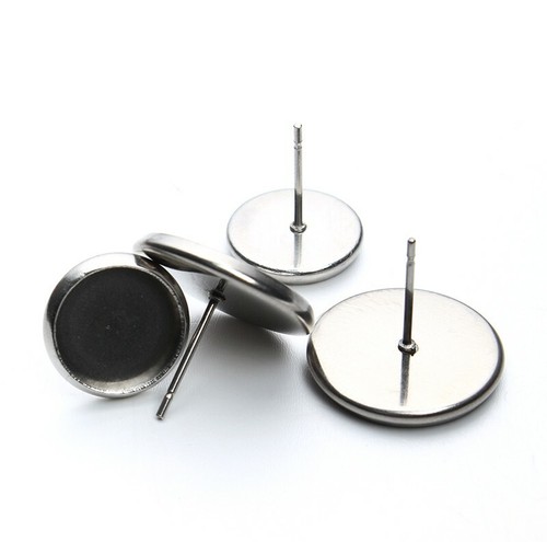 Edelstahl ohrstecker - edelstahl,