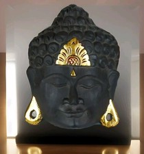Buddha Maske Holzmaske Deko