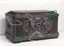 Sangerhausen 1988 Original Foto Innungs -Truhe / Zunft - Lade  Bäckerinnung SGH