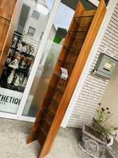 Regal  Holz Teak Wandregal Wilhelm Renz   60er Design Designer  Glas Schrank Nr2