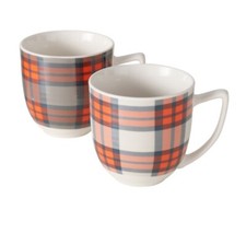 2 Stk JUMBO Kaffeetassen KARO