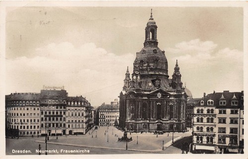 Dresden frauenkirche echt - ak,