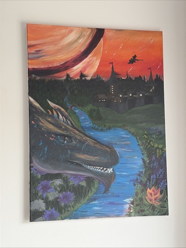 Selbstgemaltes bild acrylfarbe - bild,