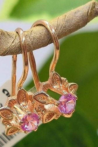 Ohrringe rotgold 14k 585 - rotgold,