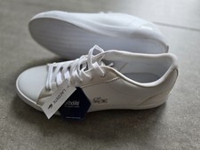 Schike Damenschuhe Sneaker Lacoste Weß  Neu Gr. 42 / 8 / 10 Ortholite Leder