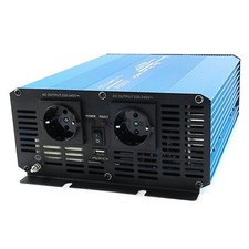 Wechselrichter 12V 24V zu 230V 300W-3000W TS Reiner Sinus USB LiFePO4 PV 0% MwSt