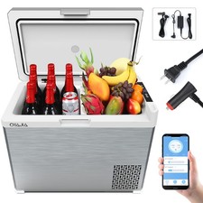 Kompressor Kühlbox 12/24V 40L AEG ±20°C Kühlschrank Camping Auto Boot Tragbare