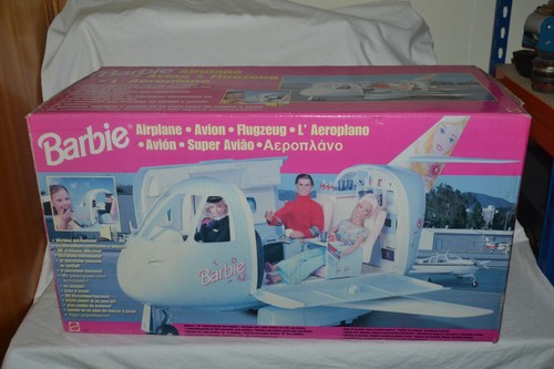 Barbie flugzeug mattel - barbie,