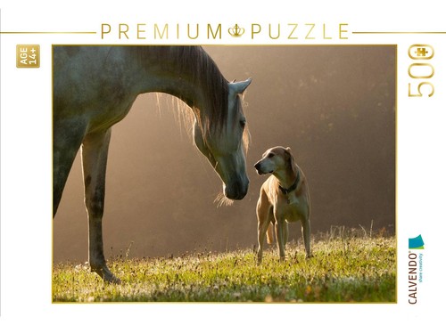 Calvendo puzzle pferd und hund - calvendo,