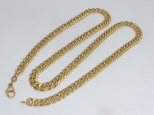333 Gold 8K Gelbgold Halskette 14,14 g Panzerkette 50 cm Kette 9478