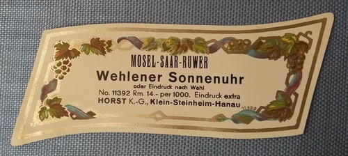Altes weinetikett - altes,