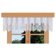 Querbehang Safira weiß mit