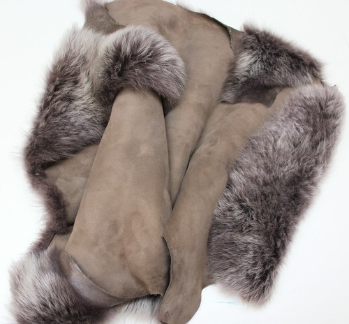 Taupe brissa schafsfell - taupe,