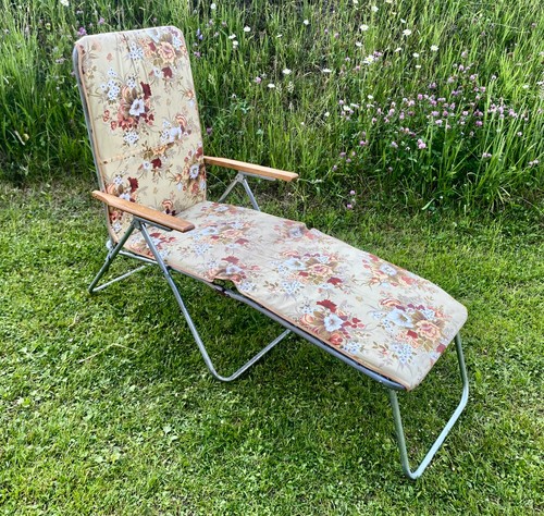 Alt campingliege liegestuhl - alt, /