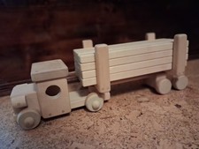 Holzspielzeug Holz Laster groß unbehandelt öko nachhaltig, 51 cm ab 3 Jahre