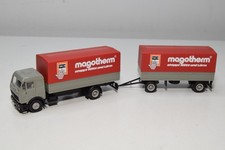 B77 1:87 HERPA MERCEDES-BENZ LKW TRAILER MAGOTHERM EXC. ZUSTAND.