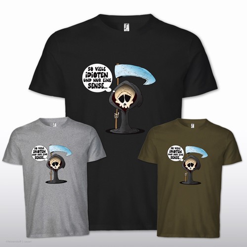 Shirt viele idioten und - so,