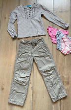 2 Teile Kleiderpaket Gr. 110 Mädchen Girls Pullover Stoffhose Winter