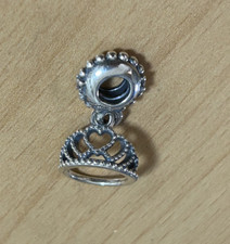 PANDORA Charms Armband Charm 925 Sterling Silber  Hängenden Krone . (P000)