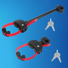 Strap Rahmenhalter für Fahrradträger kurz+lang Ø 25+30mm Rohrdurchmesser Rot DHL