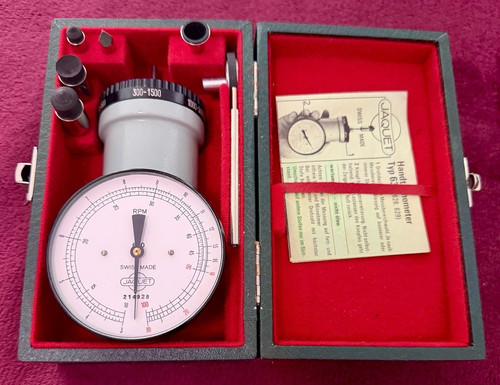 Jaquet handtachometer typ 630 - jaquet,
