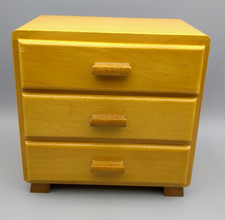 Schmuckschatulle mit Schubladen (Kommode) aus Holz handgefertigt Vintage