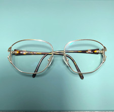 Vintage Christian Dior 2492 Gold Braun Eckig Brille - Brillengestell - Original