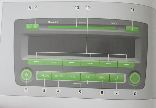 Skoda swing radio audio - swing,