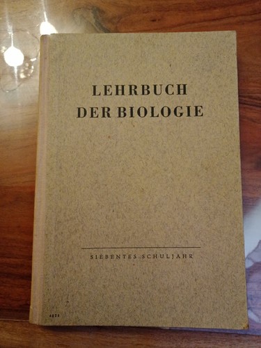 Ddr lehrbuch der biologie - der, biologie,
