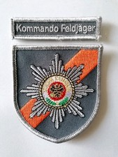 Abzeichen Kommando Feldjäger der Bundeswehr 2-teilig Klett