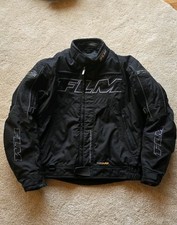 FLM Motorradjacke Gr. XXL 58-60 Schwarz mit Innenfutter Zum Herausnehmen