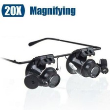 20 Fach Brille Lupenbrille LED