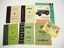Kramer KL200 Schlepper Bedienungsanleitung Ersatzteilliste Hydraulik 1960er