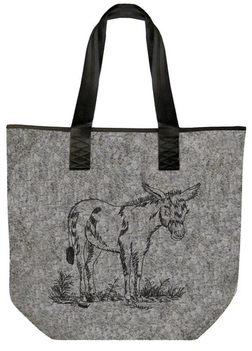 Filztasche mit einstickung - mit,