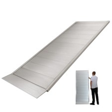 Verladesteg Rollstuhlrampe Auffahrrampe Alu Verladerampe 198 x 74 cm 600kg Rampe