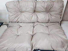 Palettenkissen 2-teilig Set – Rückenkissen + Sitzkissen 120x80/45 – Outdoor Sofa