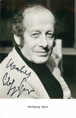 Autogramm wolfgang spier - autogramm,